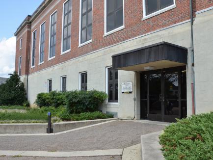Entrance to LeFrak Hall