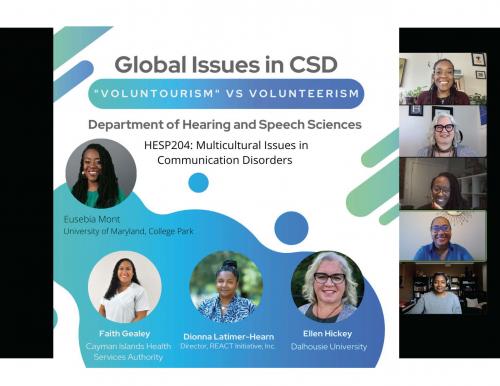 Panel discussion on Global Issues in CSD in HESP204: Multicultural Issues in Communication and Communication Disorders