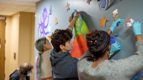 A Unique Mural for Children With Unique Communication Needs | Maryland Today