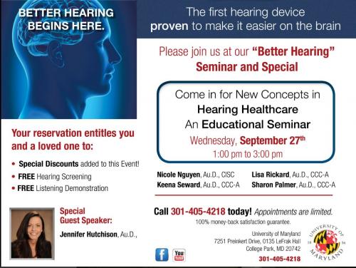 Better hearing seminar