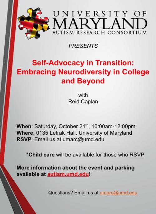 UMARC self advocacy in transition lecture